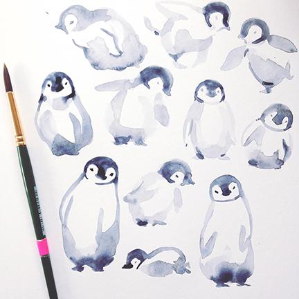 penguin pattern - image 1 - student project
