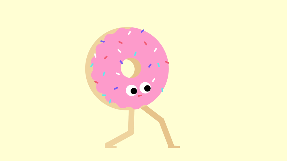 Doughnut Walkcycle - image 1 - student project