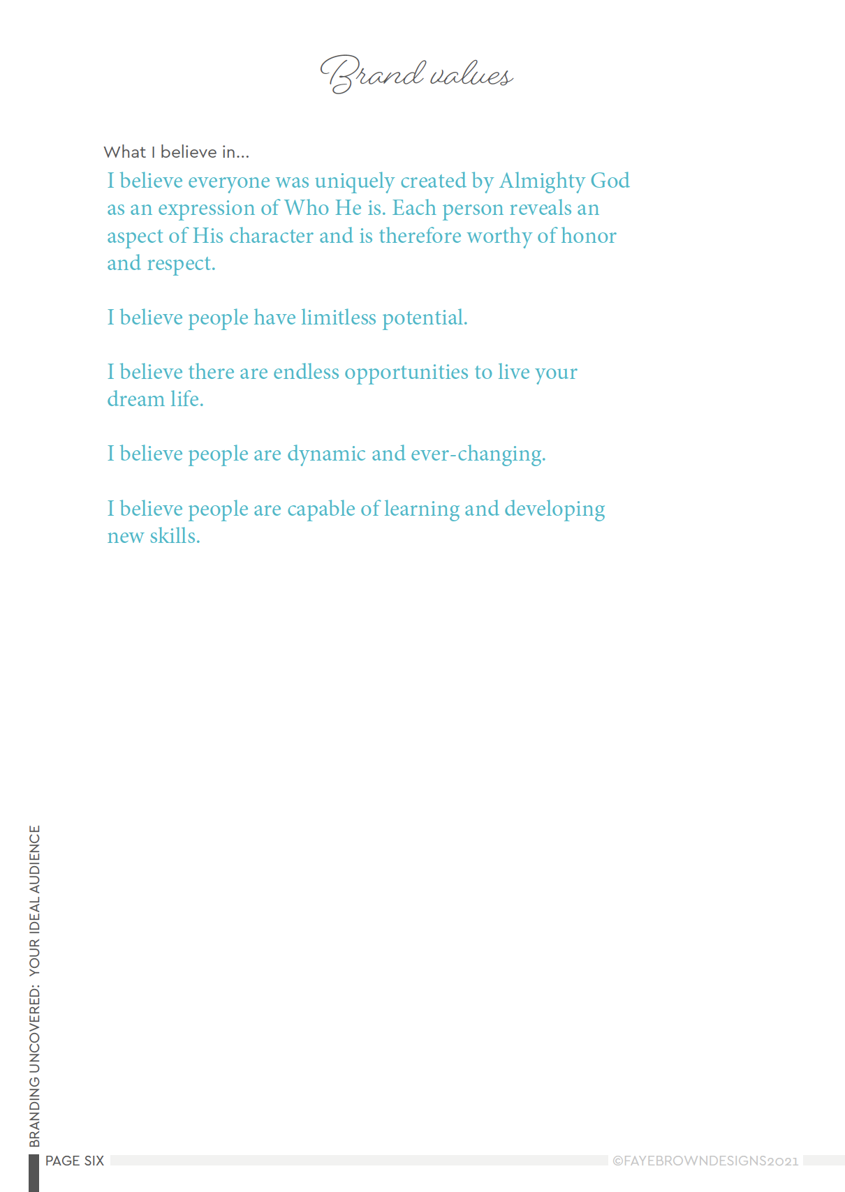 My Ideal Brand and Client - image 6 - student project