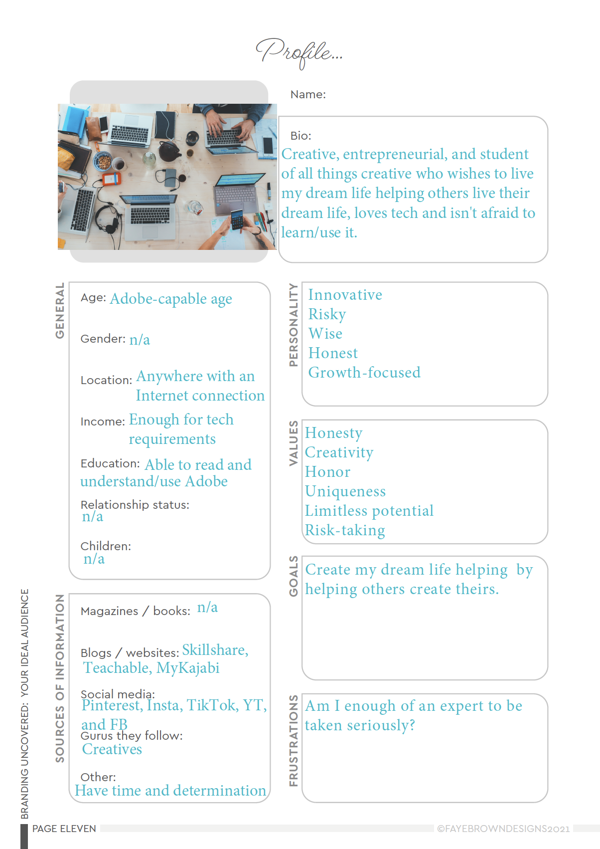 My Ideal Brand and Client - image 10 - student project