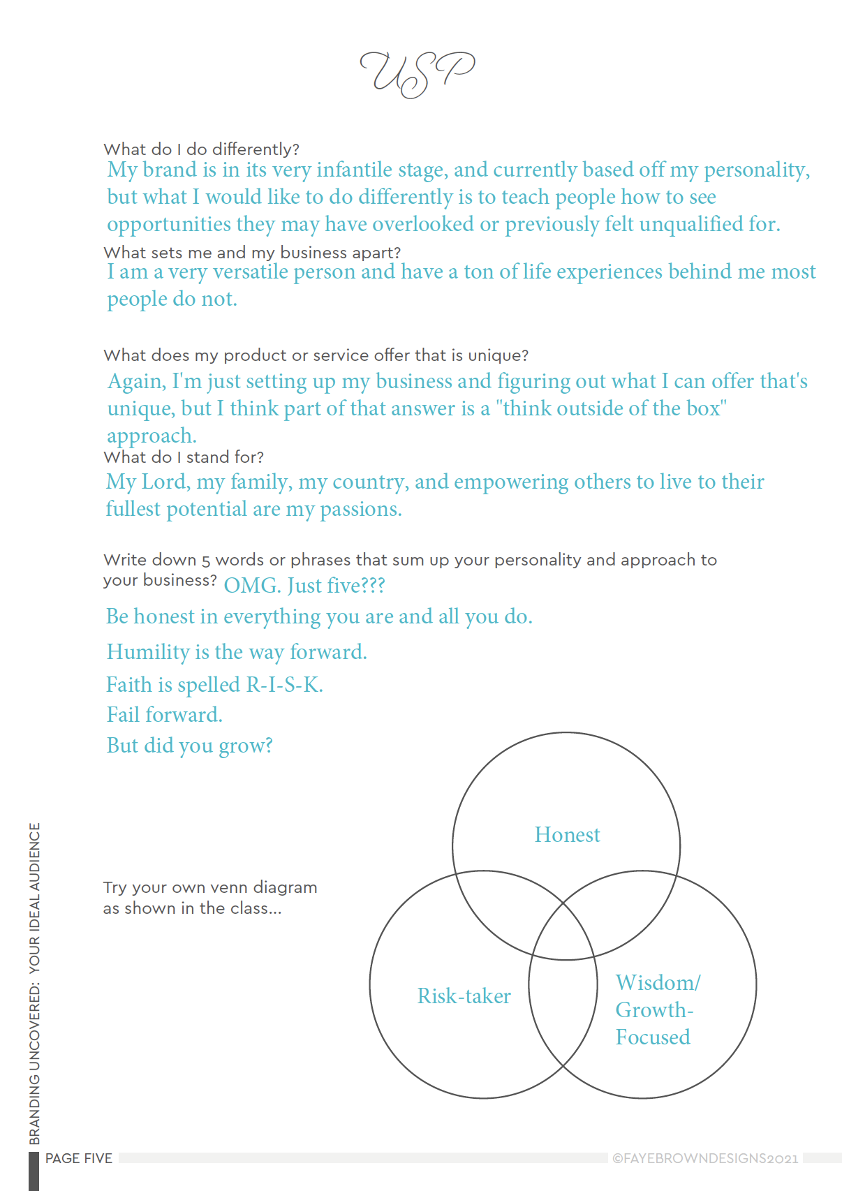 My Ideal Brand and Client - image 5 - student project