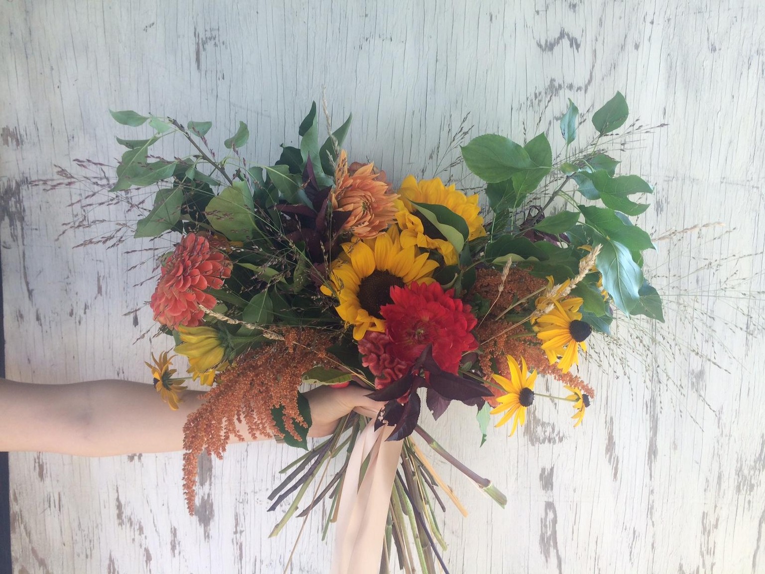 Rustic, fall inspired bouquet  - image 2 - student project