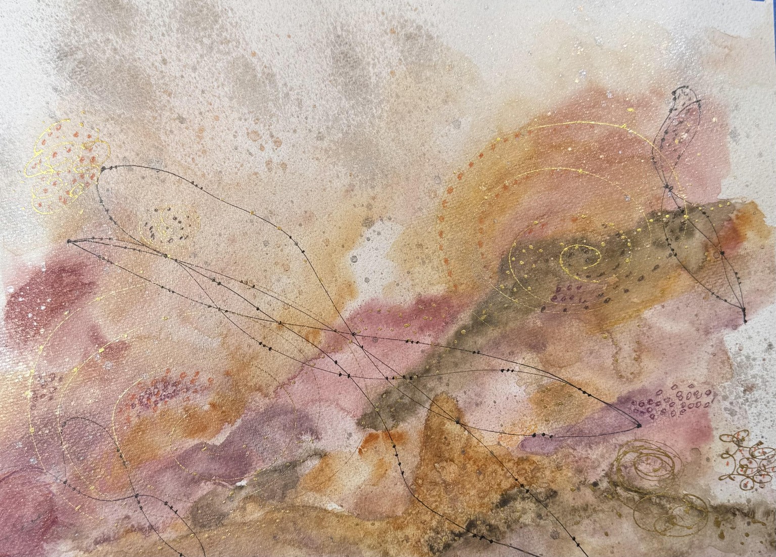 Brushing Through History: Abstract Painting with Historical Color Palettes - image 5 - student project