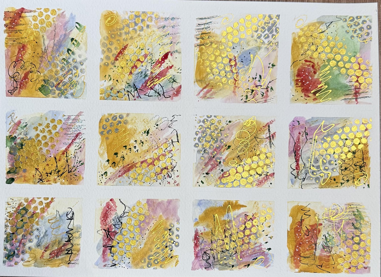 Brushing Through History: Abstract Painting with Historical Color Palettes - image 1 - student project