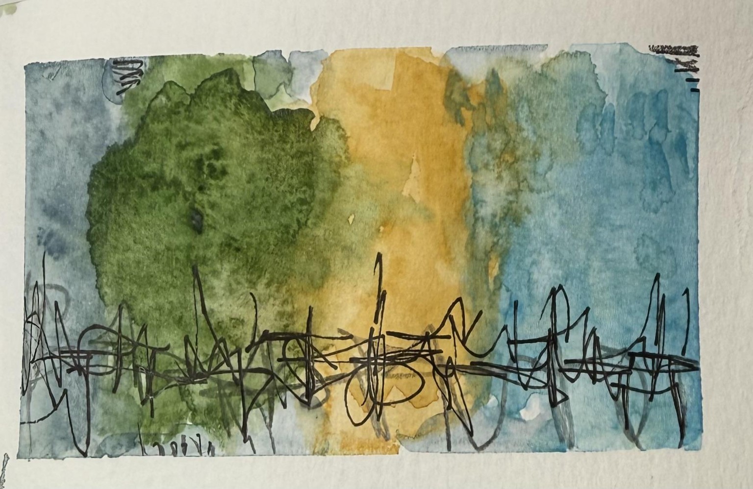 Watercolor Abstract Samplers - image 2 - student project