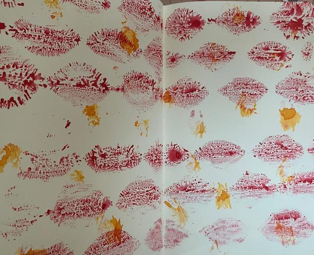 Gell Printed Journal Pages - image 1 - student project