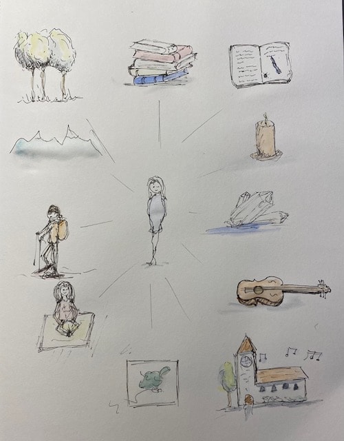 Mindful Sketching - image 2 - student project