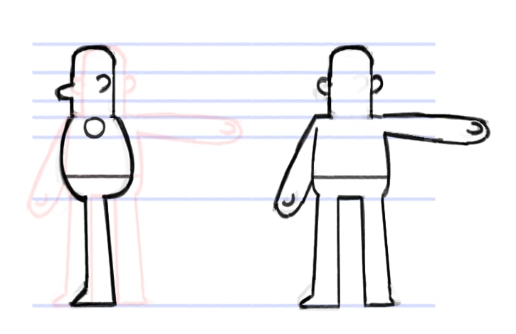 Walkcycle - work in progress - image 1 - student project