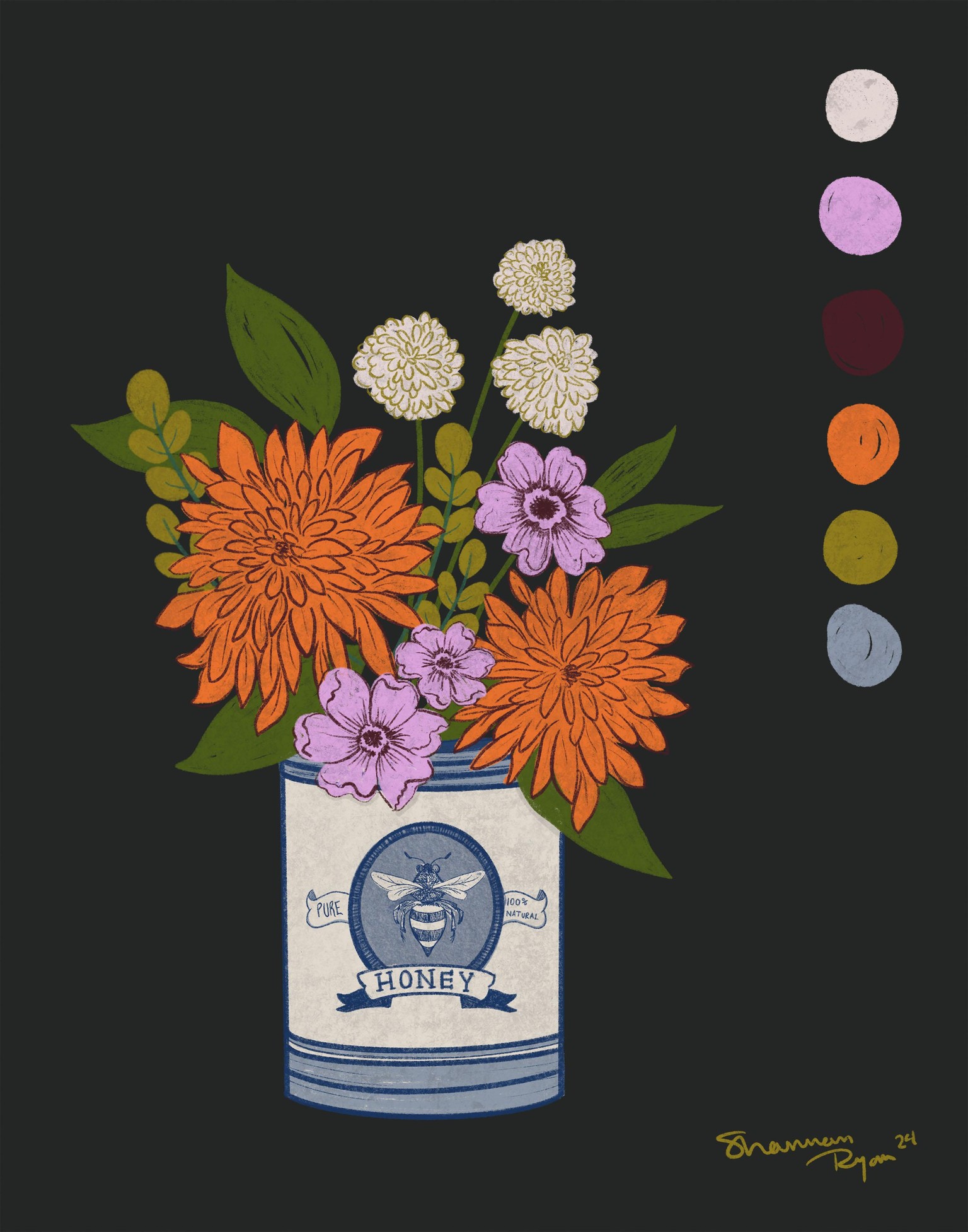 Flowers in Honey Pot - image 1 - student project