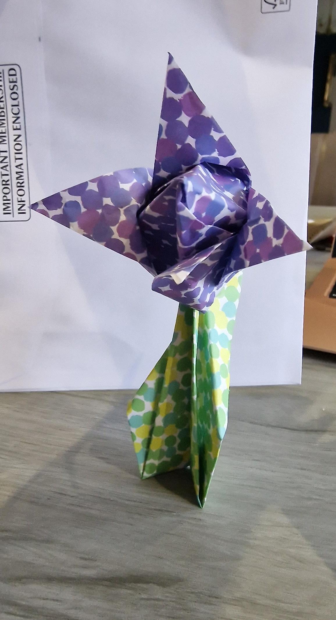 Origami Flowers - image 2 - student project
