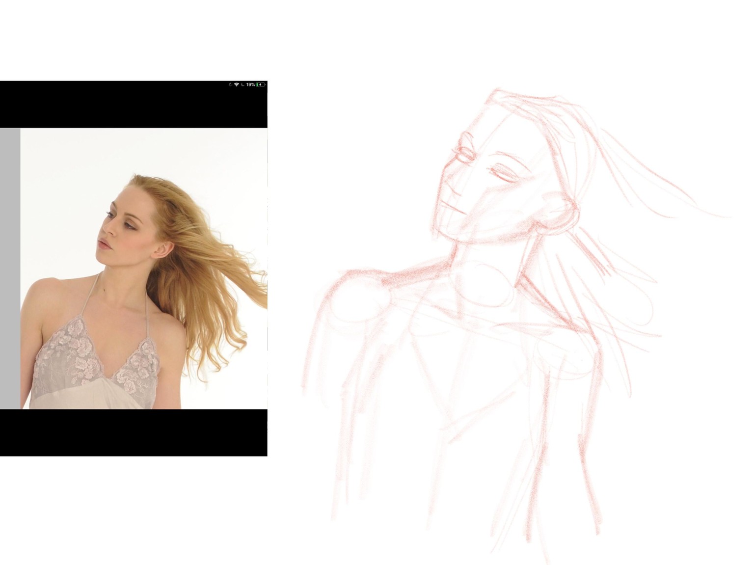 Gesture Drawing Sketches - image 1 - student project