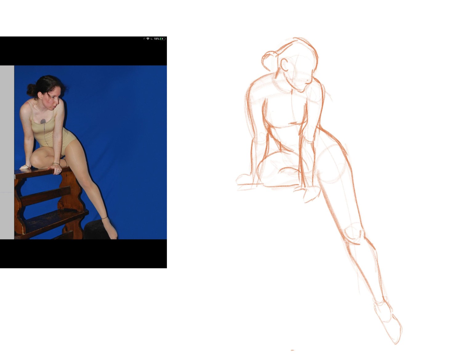 Gesture Drawing Sketches - image 3 - student project