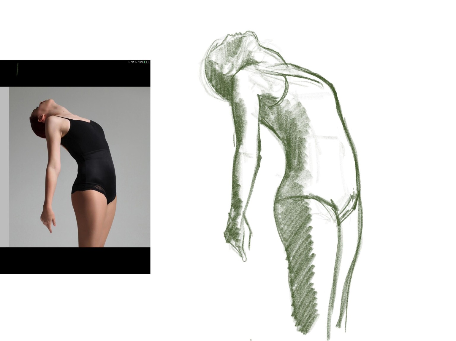 Gesture Drawing Sketches - image 5 - student project