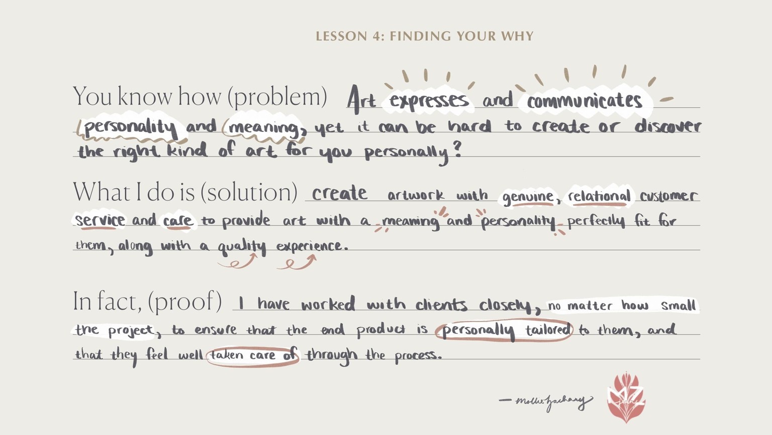 FINDING MY WHY - image 1 - student project