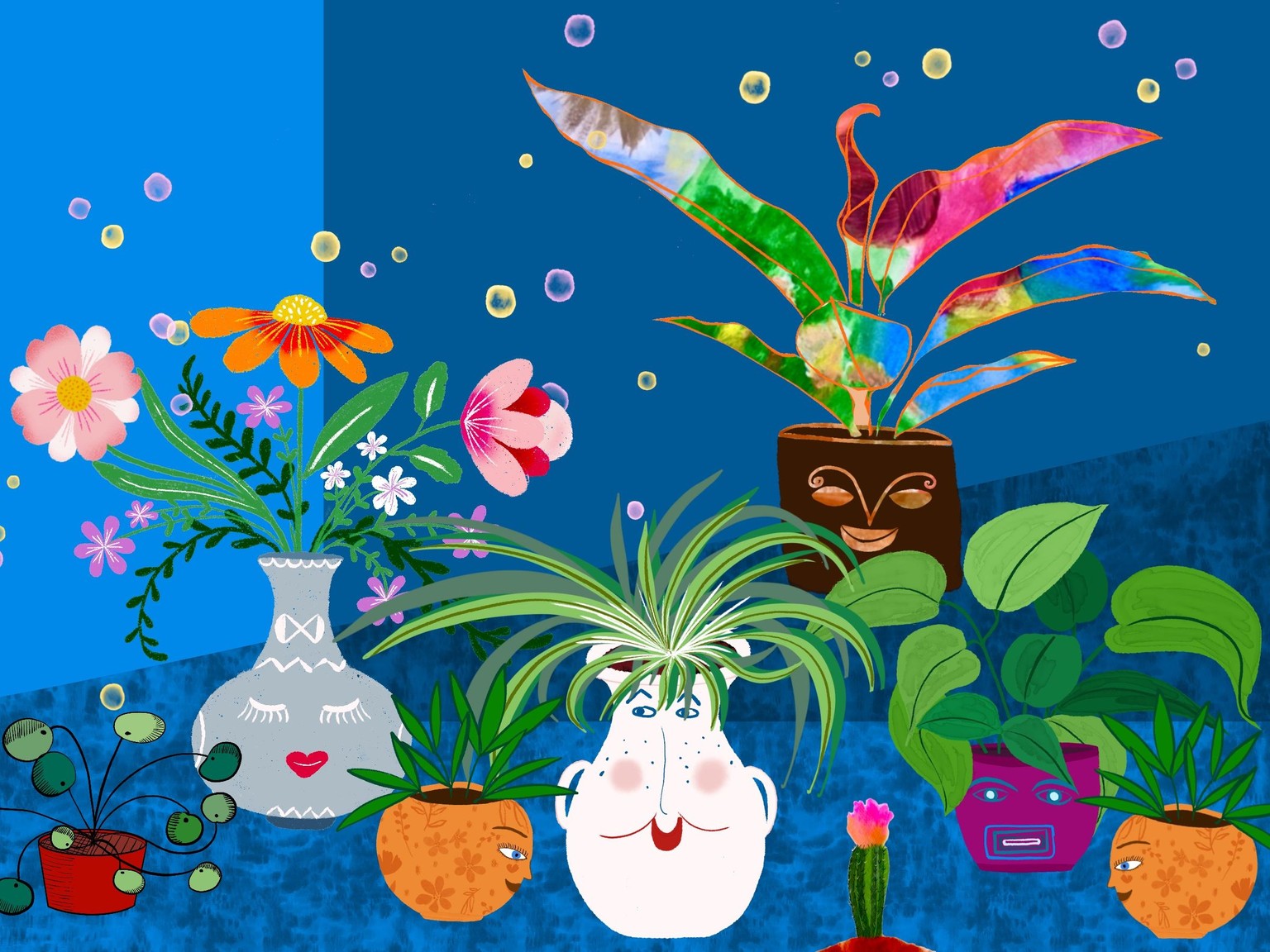 My Potted Art Collection - image 1 - student project