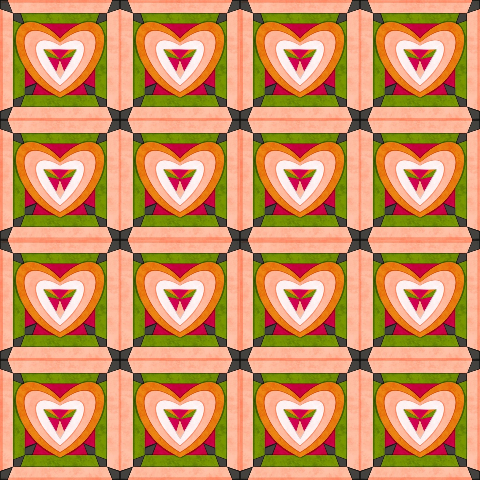 Granny Squares, Hearts & Patterns - image 6 - student project