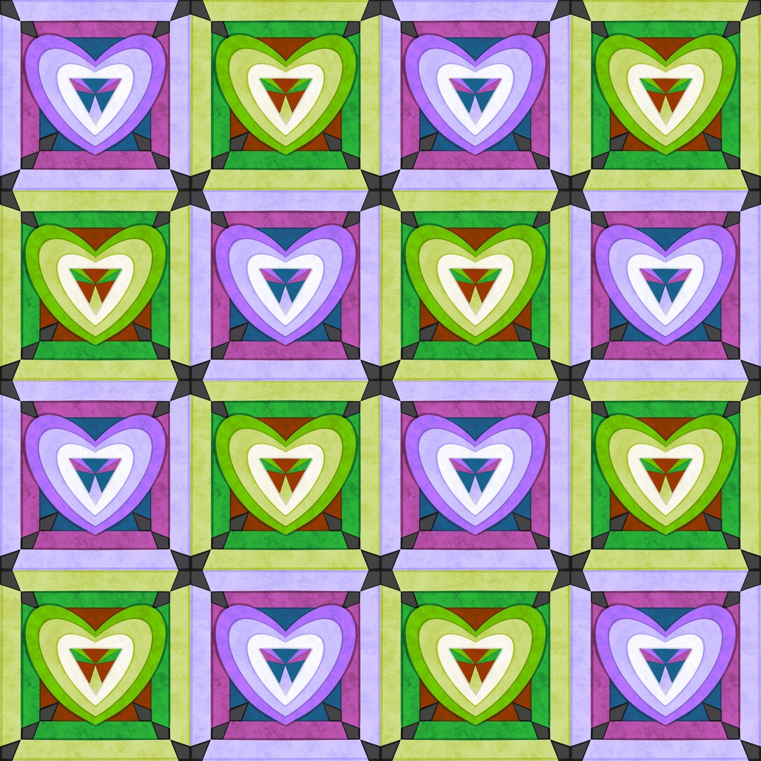 Granny Squares, Hearts & Patterns - image 8 - student project