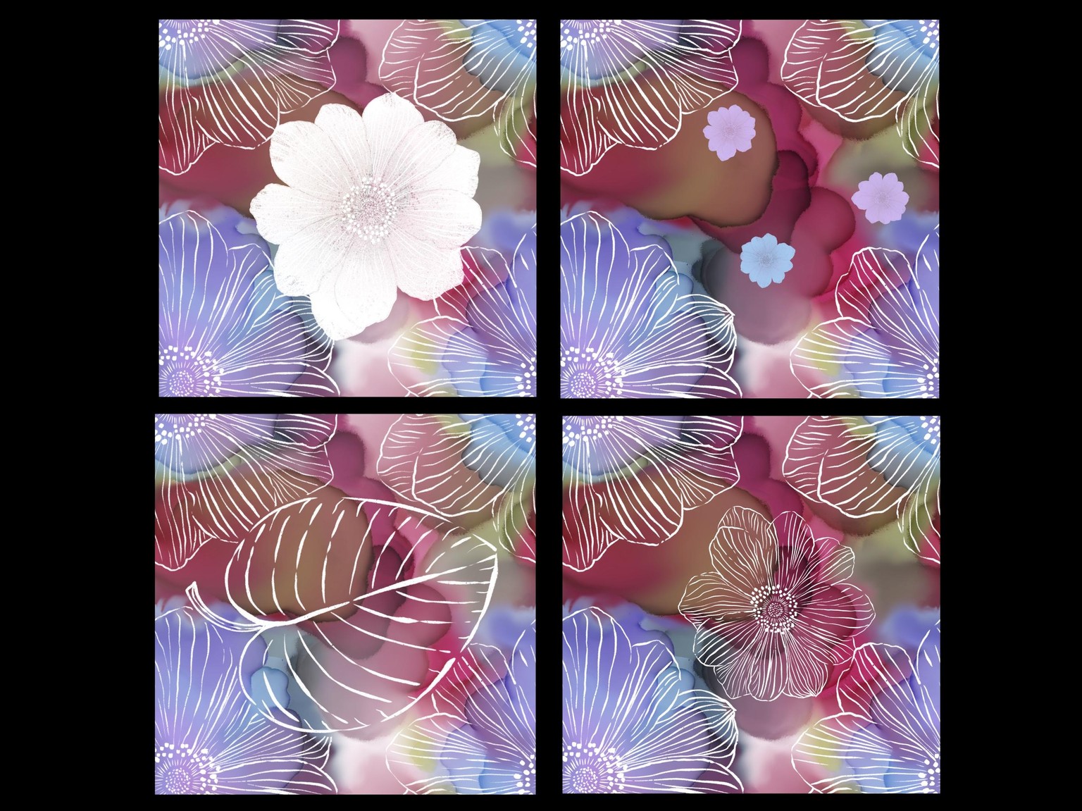 Watercolour Background for Repeating Pattern - image 2 - student project