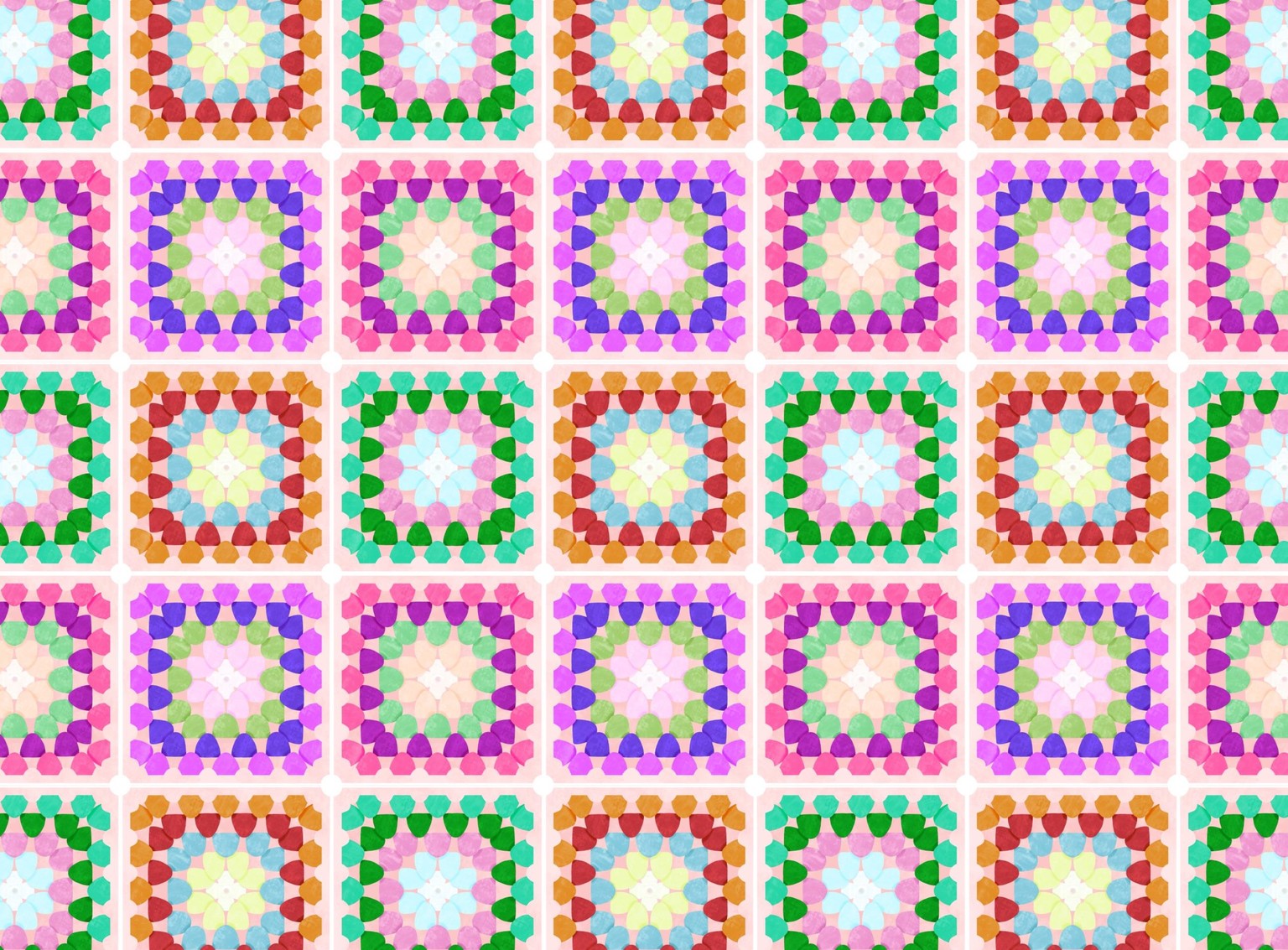 Granny Squares, Hearts & Patterns - image 2 - student project