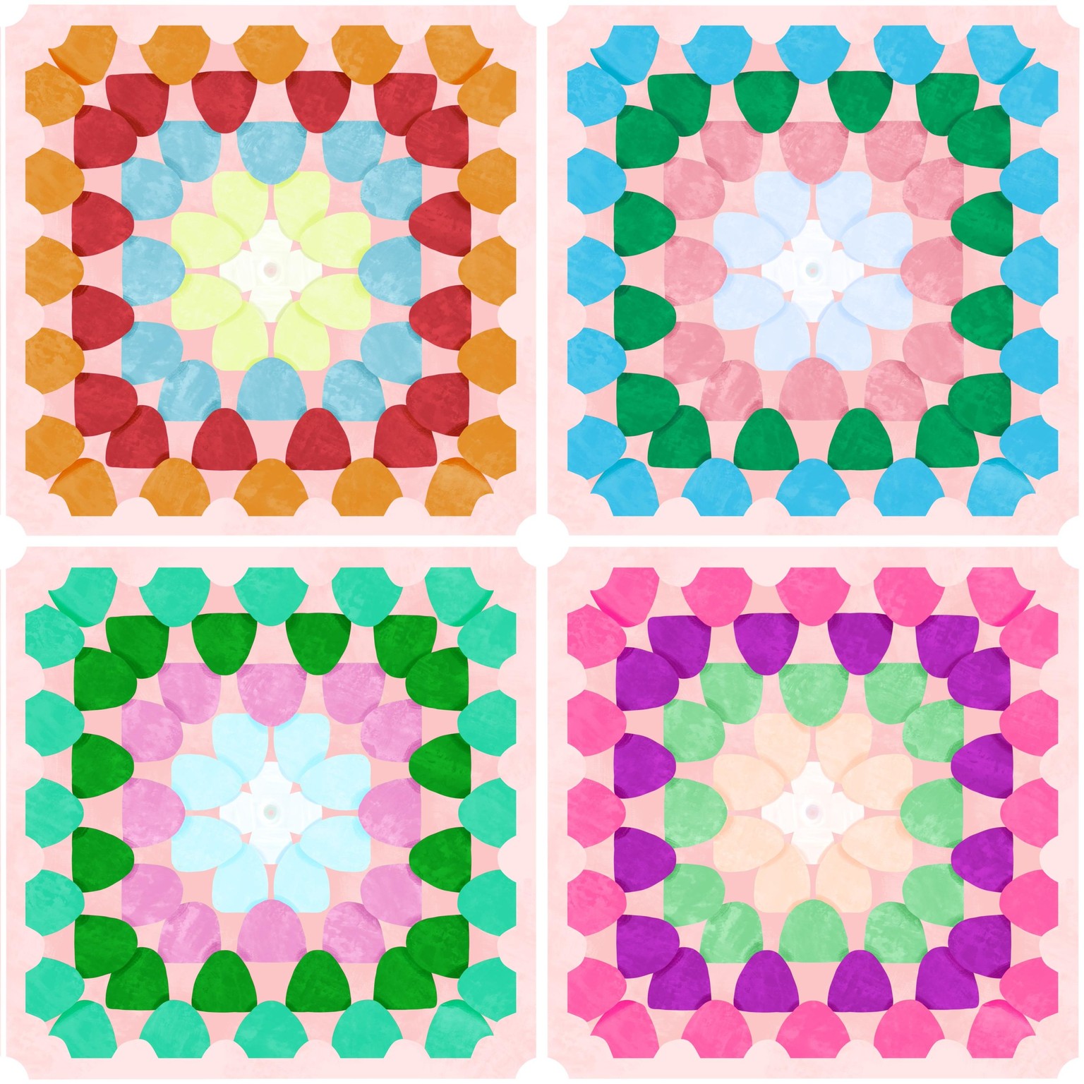 Granny Squares, Hearts & Patterns - image 1 - student project