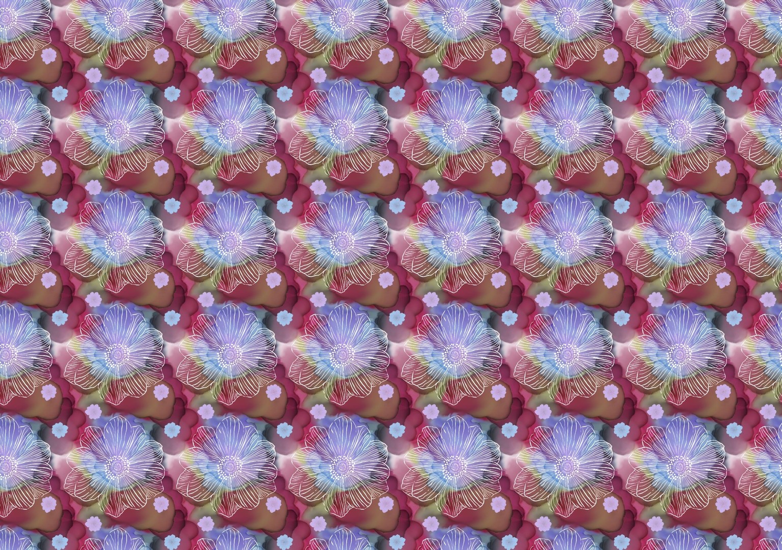 Watercolour Background for Repeating Pattern - image 3 - student project