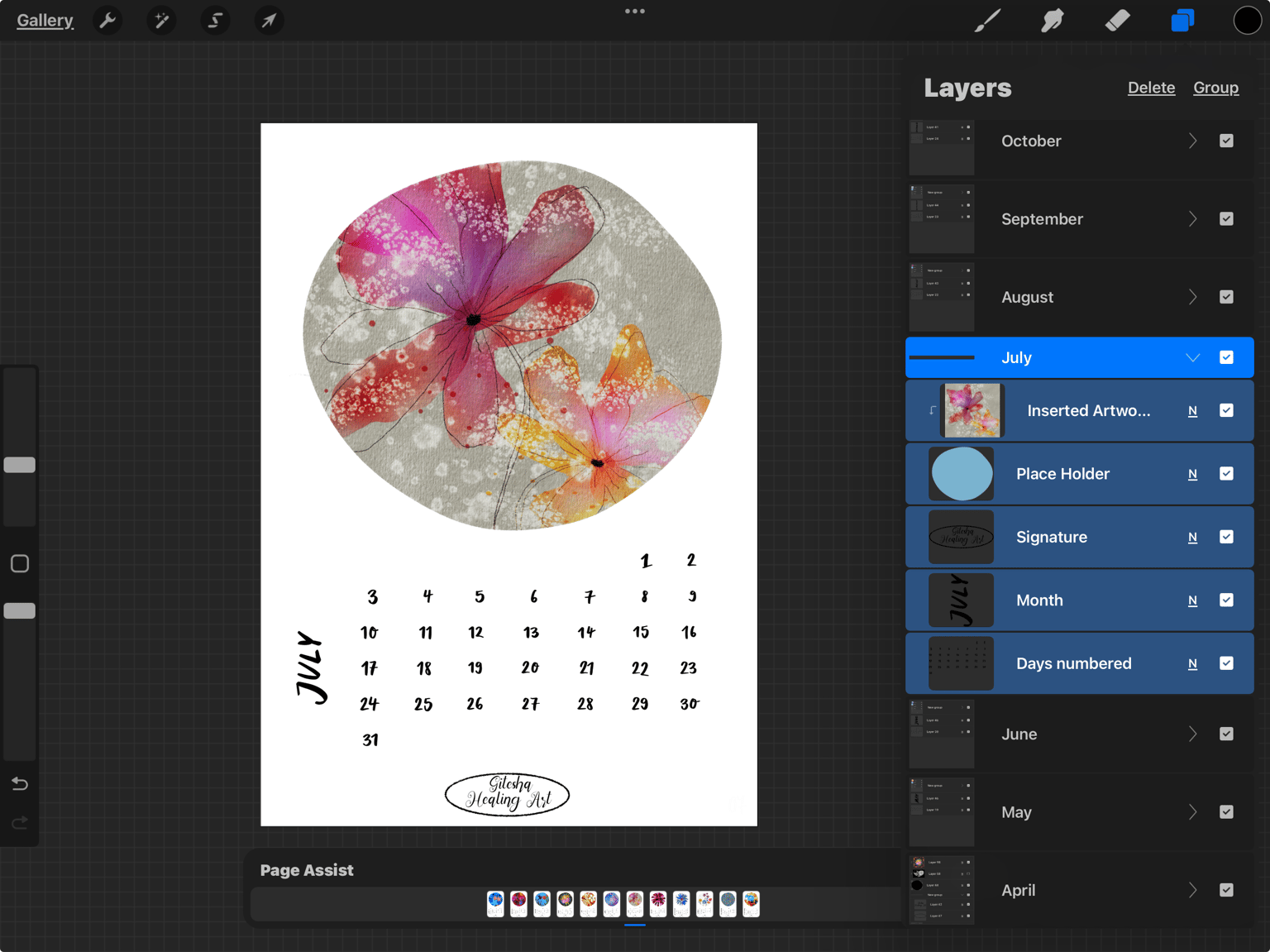 My Calendar Project - image 7 - student project