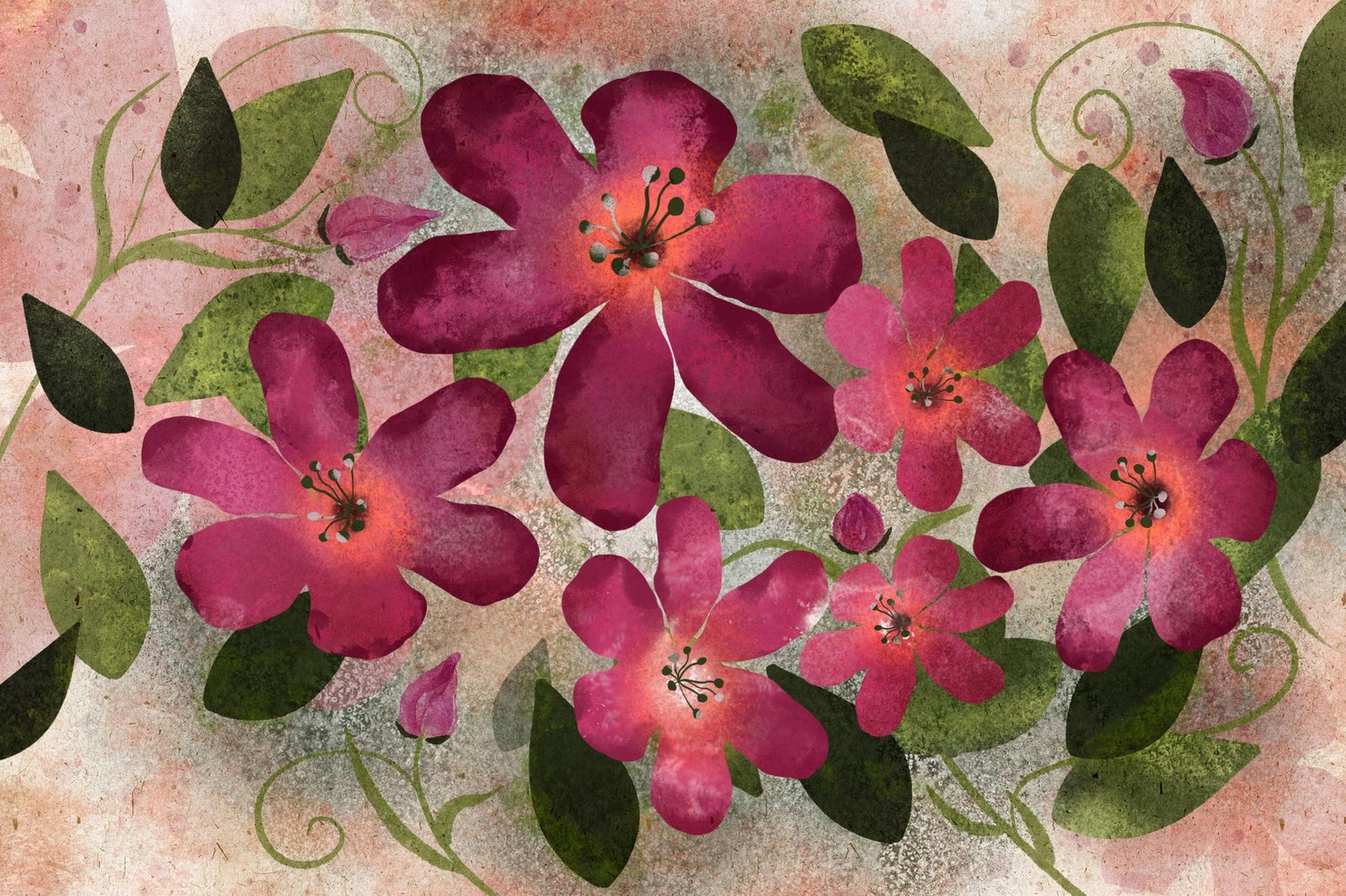 My Dog Rose Stencil Process - image 3 - student project