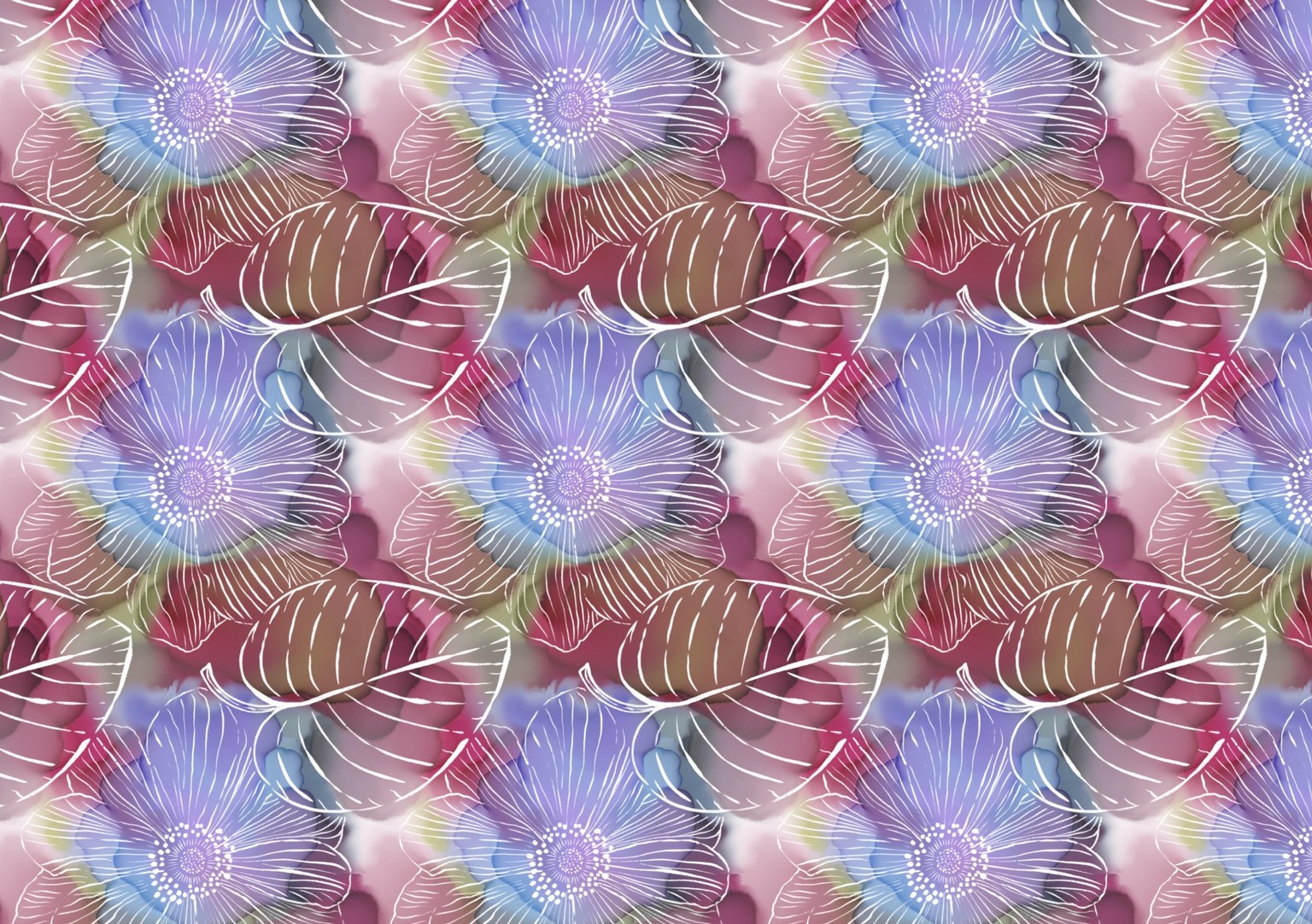 Watercolour Background for Repeating Pattern - image 5 - student project
