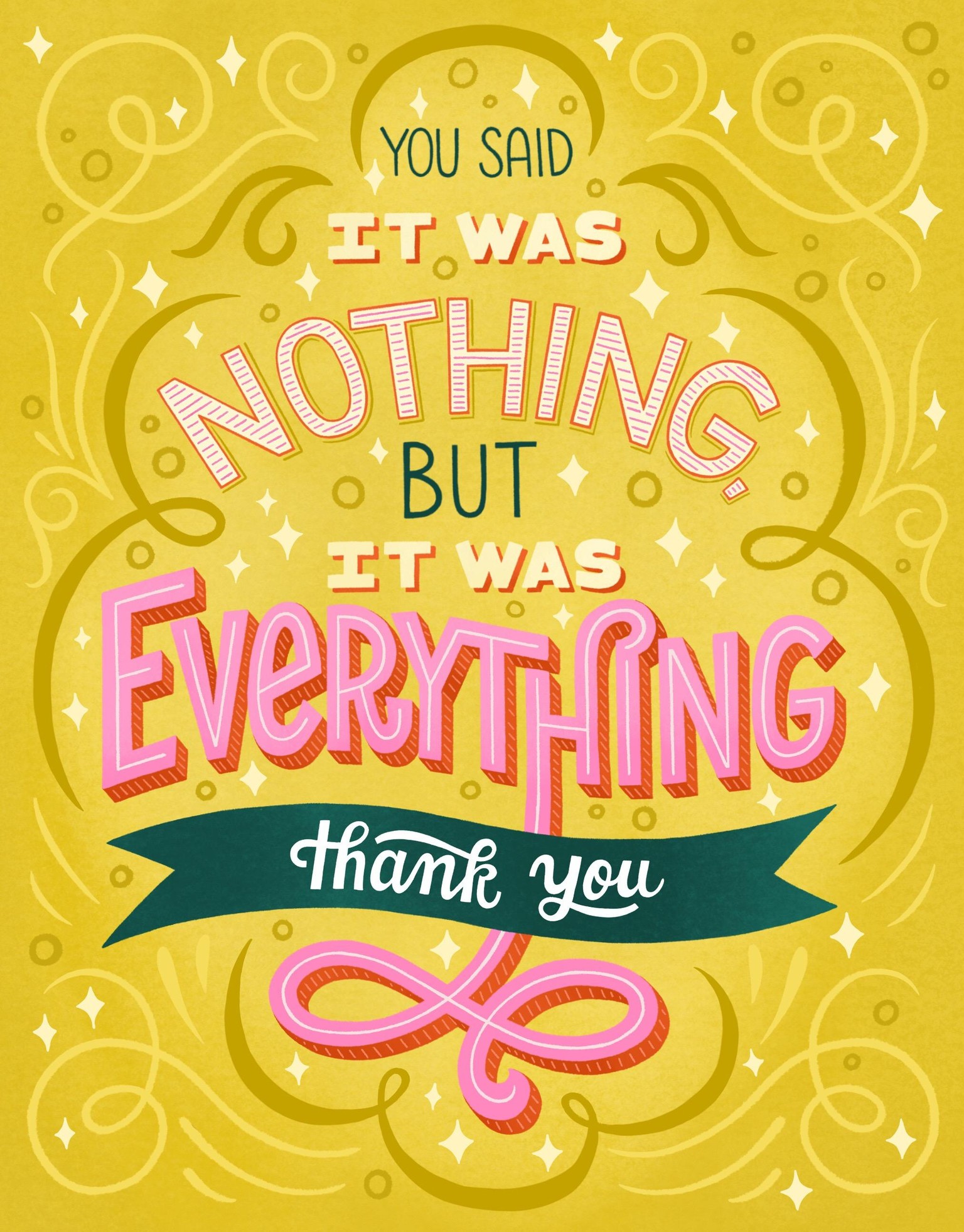 Thank You Card - image 2 - student project