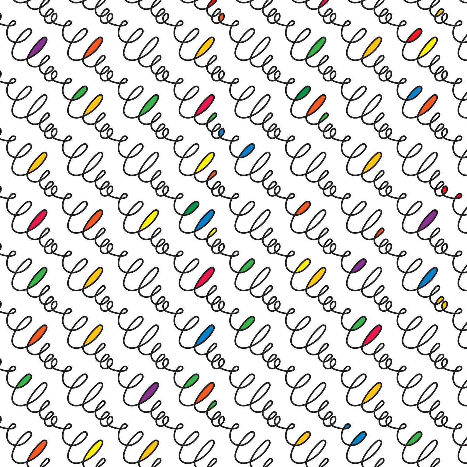 Loopy Lines Pattern - image 1 - student project