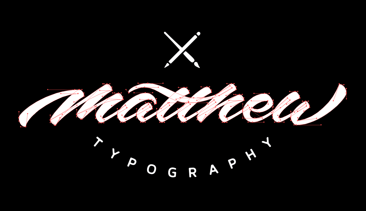Sample Project: My first name as a signature logo - image 9 - student project
