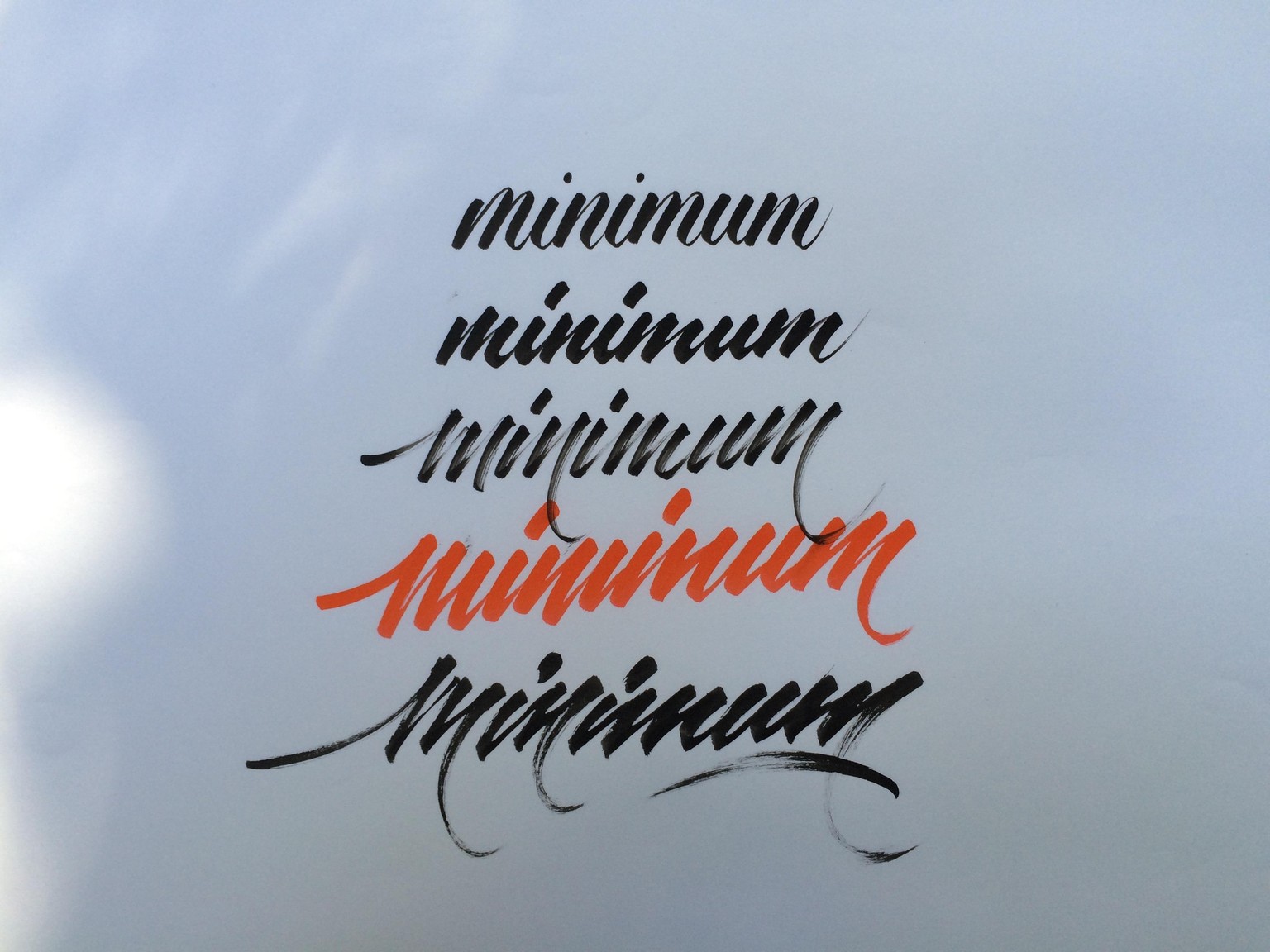 Sample Project: My first name as a signature logo - image 3 - student project