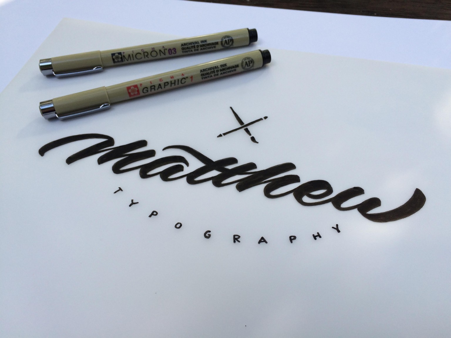 Sample Project: My first name as a signature logo - image 8 - student project