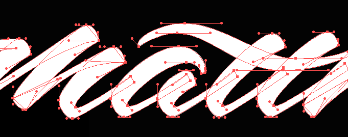 Sample Project: My first name as a signature logo - image 11 - student project