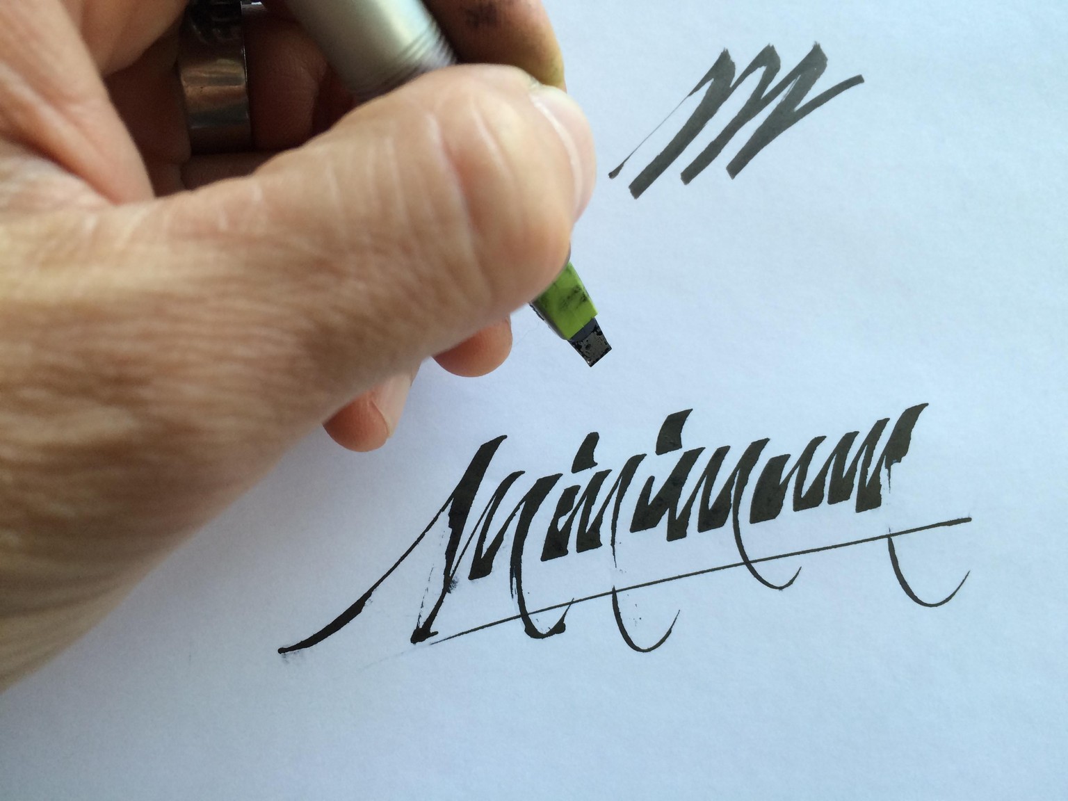 Sample Project: My first name as a signature logo - image 2 - student project