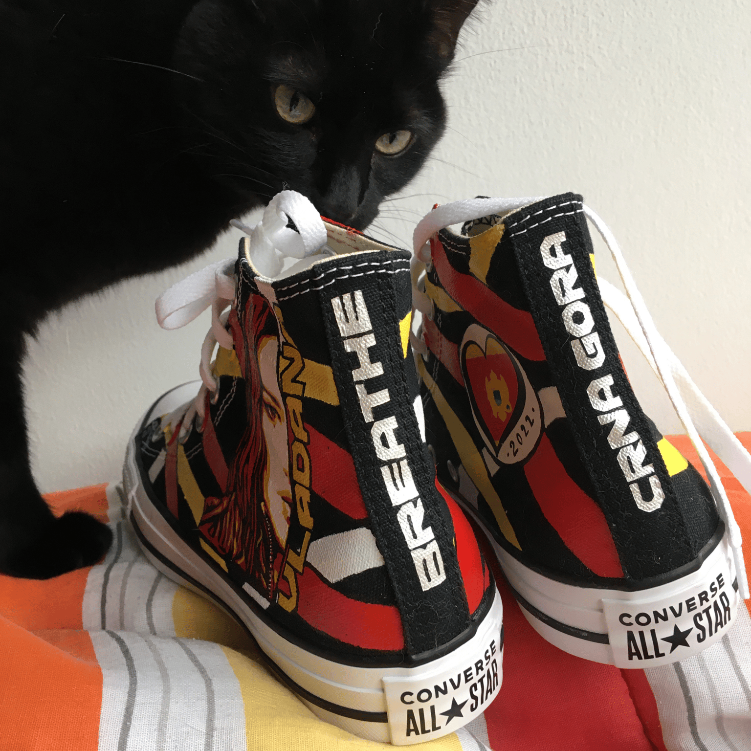 My first custom sneakers - image 1 - student project