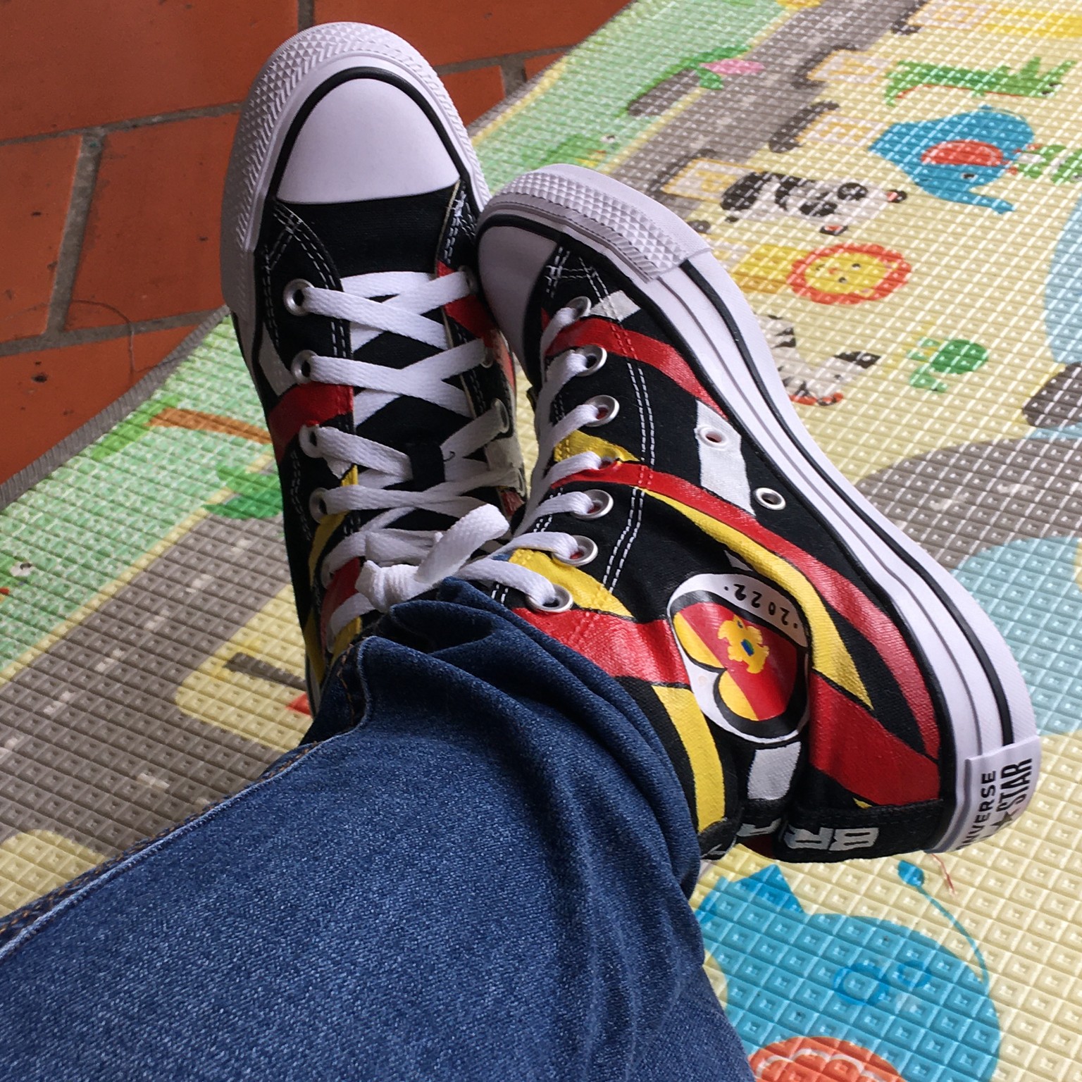 My first custom sneakers - image 3 - student project