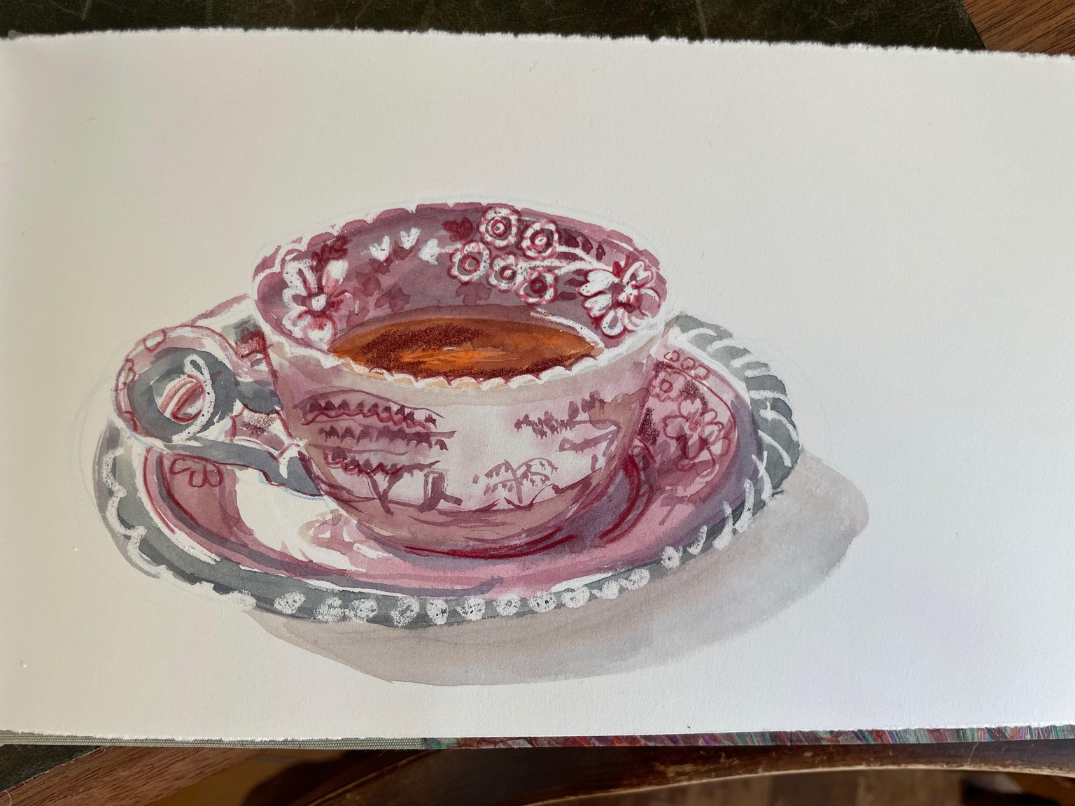 Blue Willow teacup day 7 - image 6 - student project