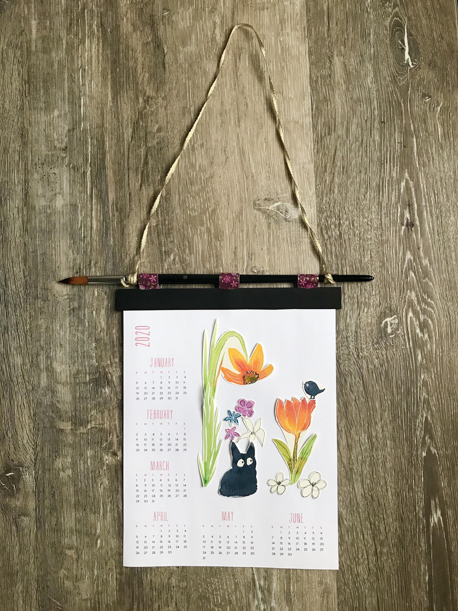 Watercolour Calendar - image 4 - student project