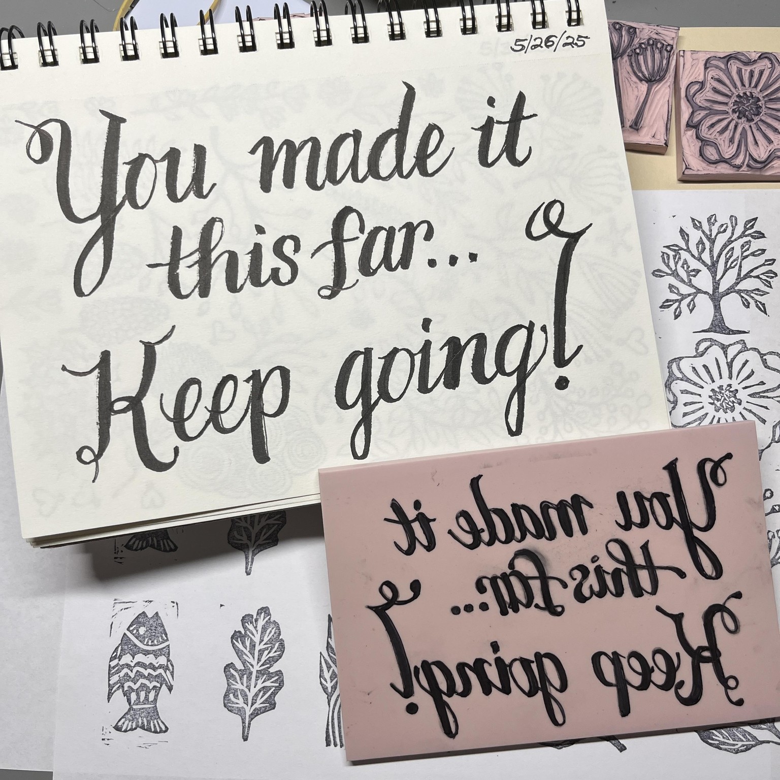 Set of 8 Small Rubber Stamps - image 4 - student project