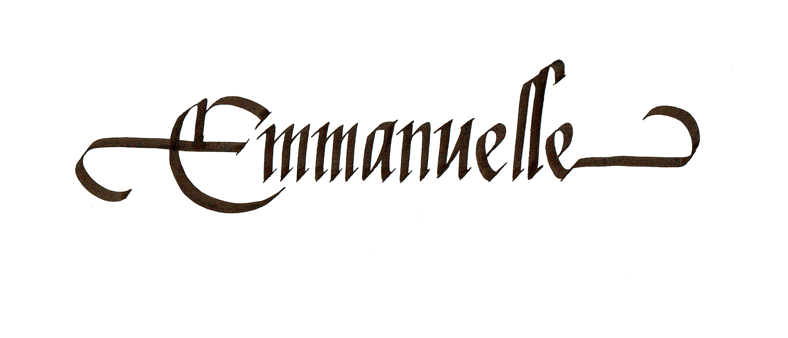 My first name's calligraphy - image 1 - student project