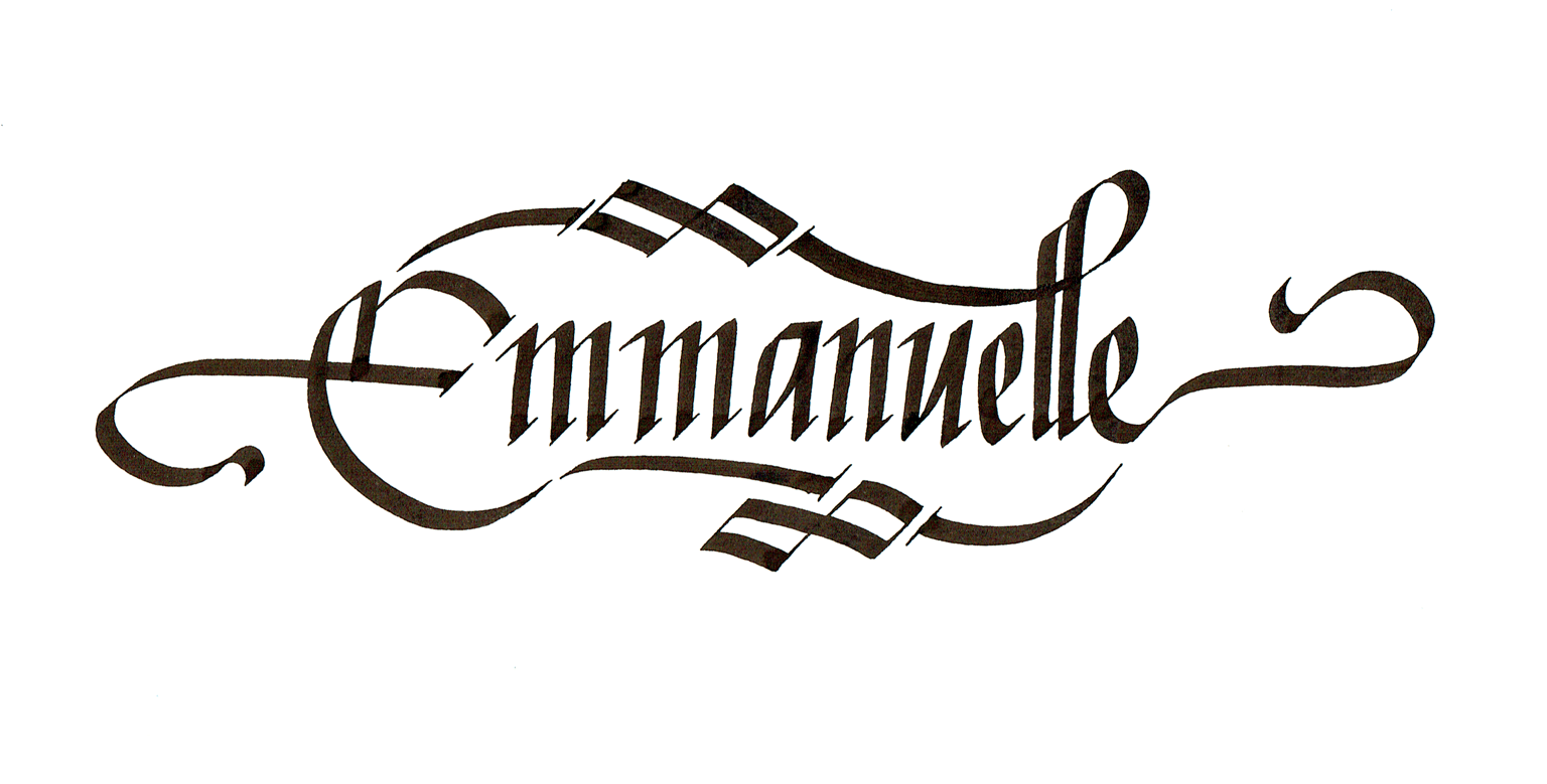 My first name's calligraphy - image 2 - student project