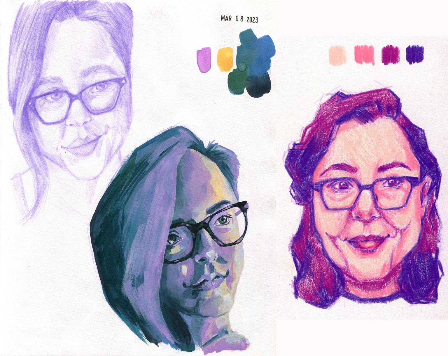 Portrait Studies - image 4 - student project