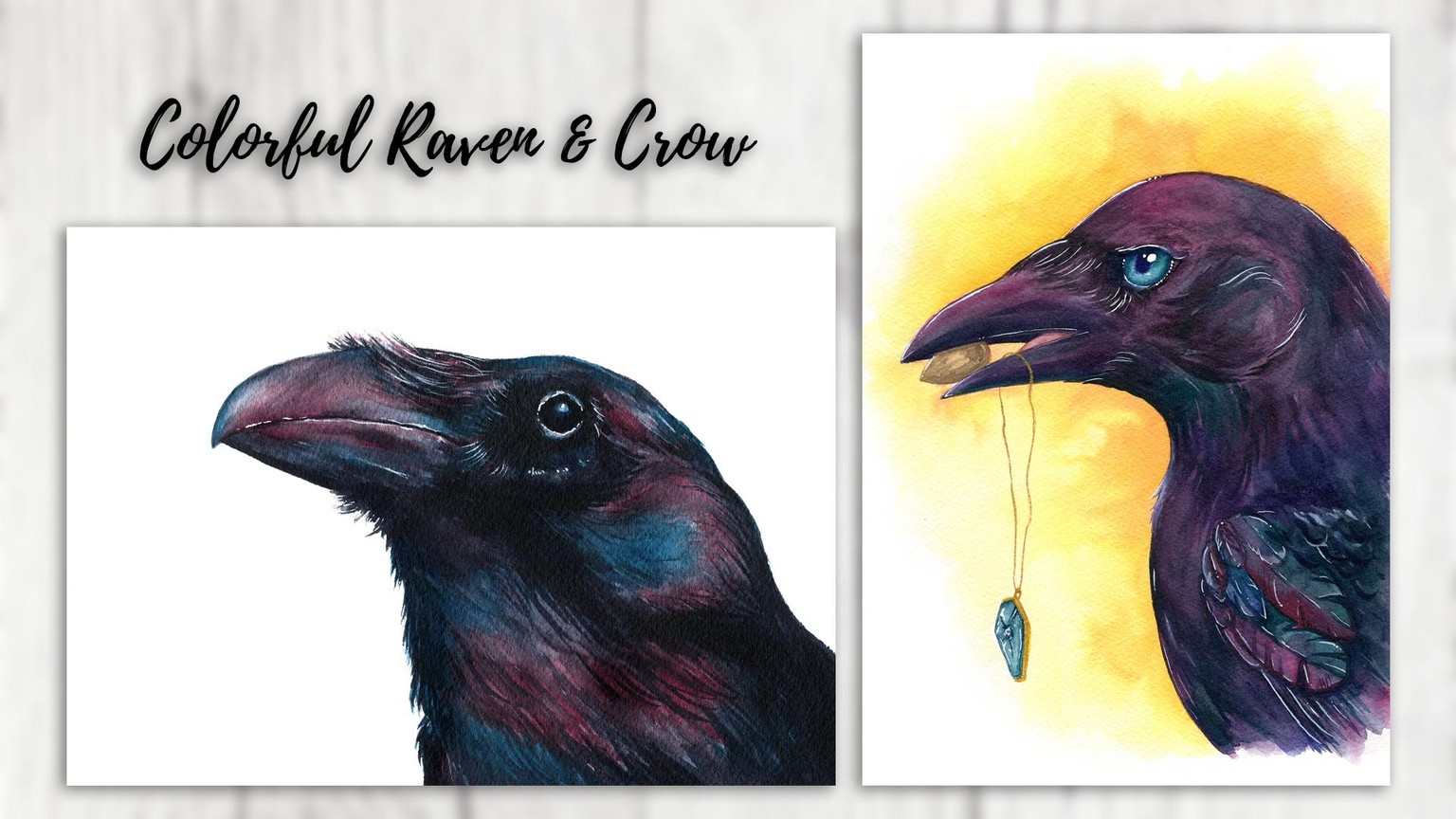 Black Animals in Watercolor - image 4 - student project