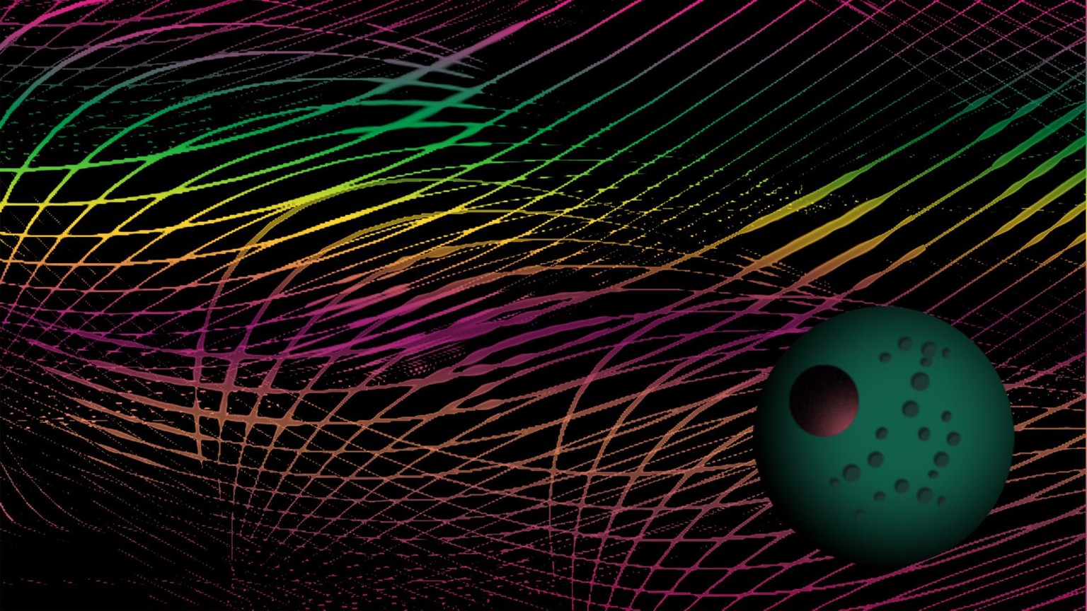 A couple of glowing backgrounds complete with planets - image 1 - student project