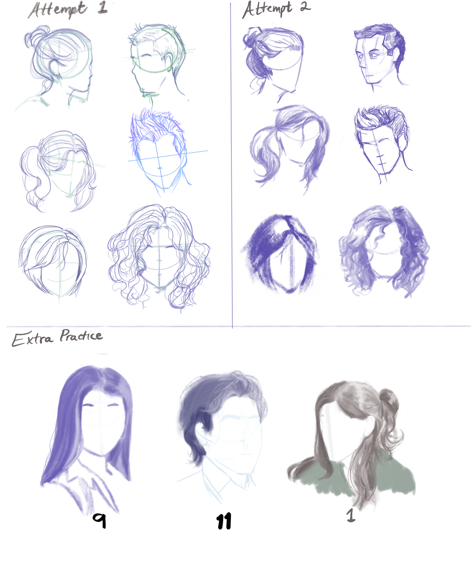 Hair Assignment/Practice - image 1 - student project