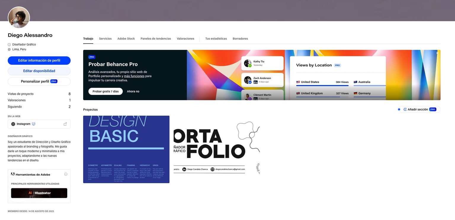 My Behance - image 1 - student project