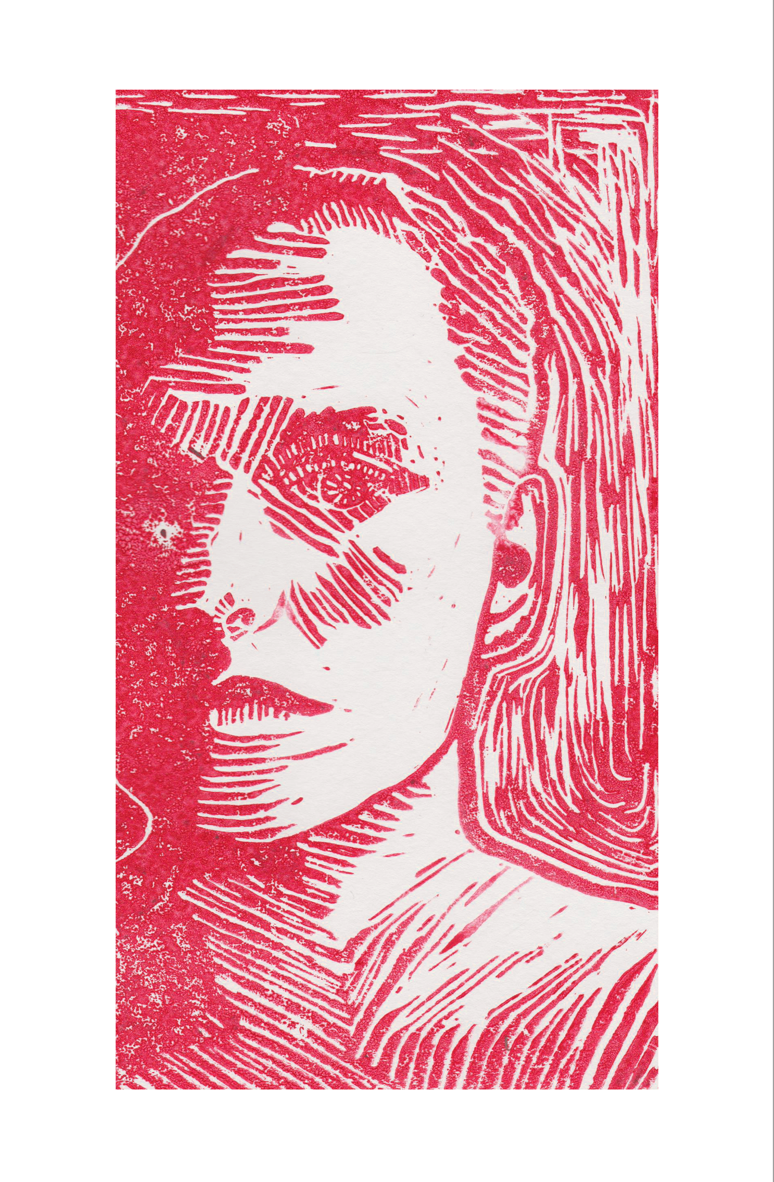 lino portrait - image 1 - student project