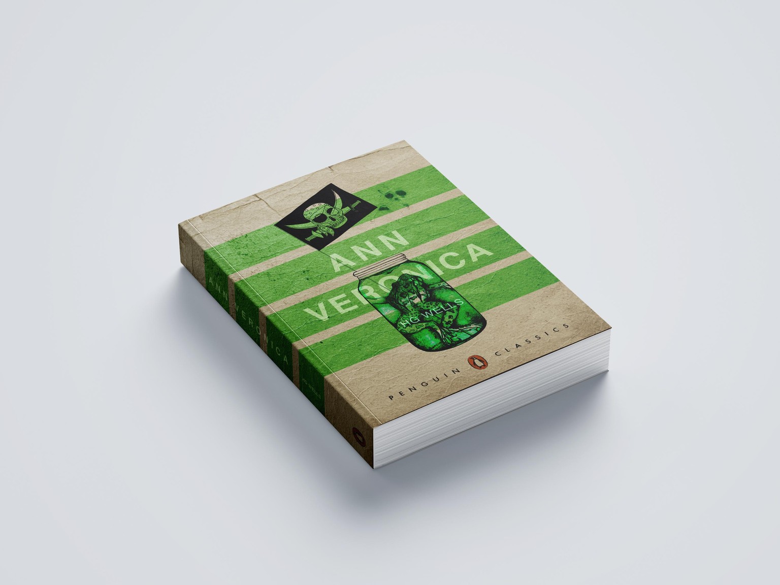 HG Wells Book Cover Design - image 4 - student project