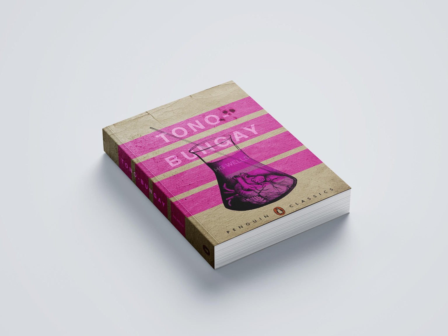 HG Wells Book Cover Design - image 3 - student project